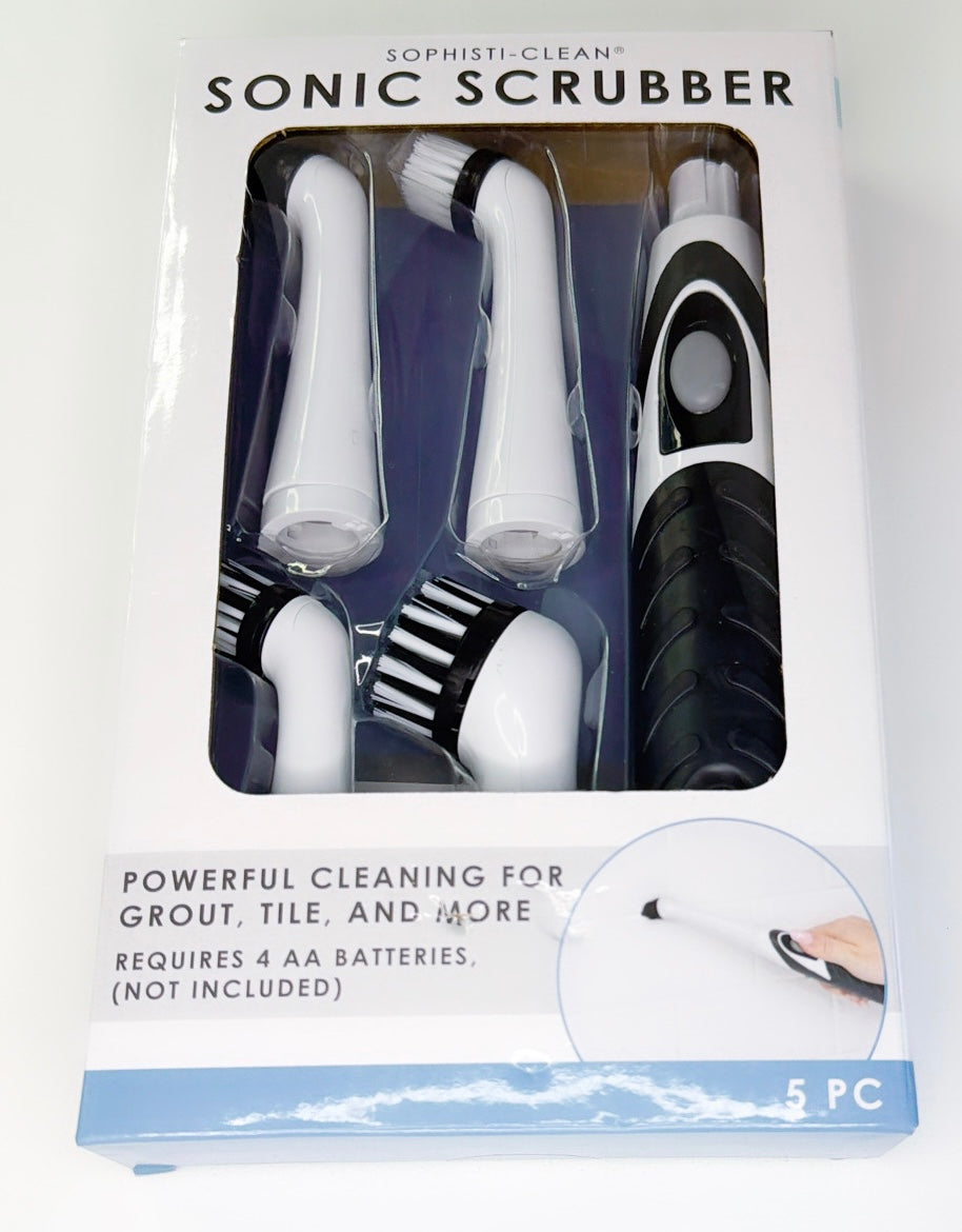Flore Gourmet Sonic Scrubber-5 Pierce Power Cleaning Brush set