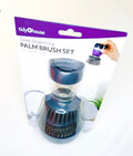 Flore Gourmet Soap Dispensing Palm Brush set