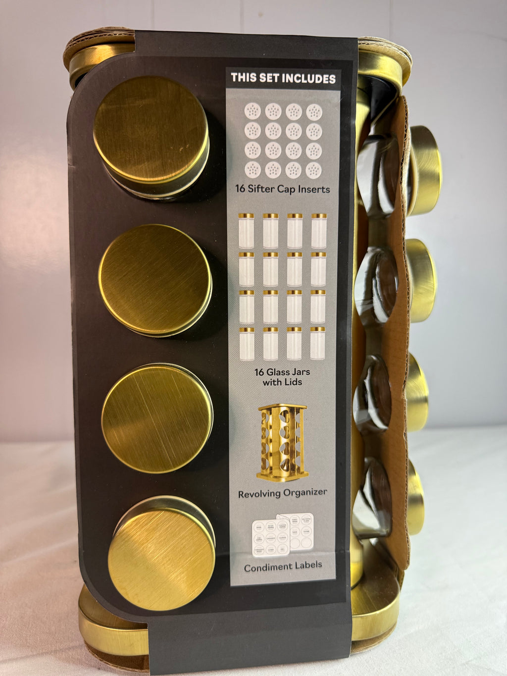 Flore Gourmet Premium Spice Rack Kitchen Organizer