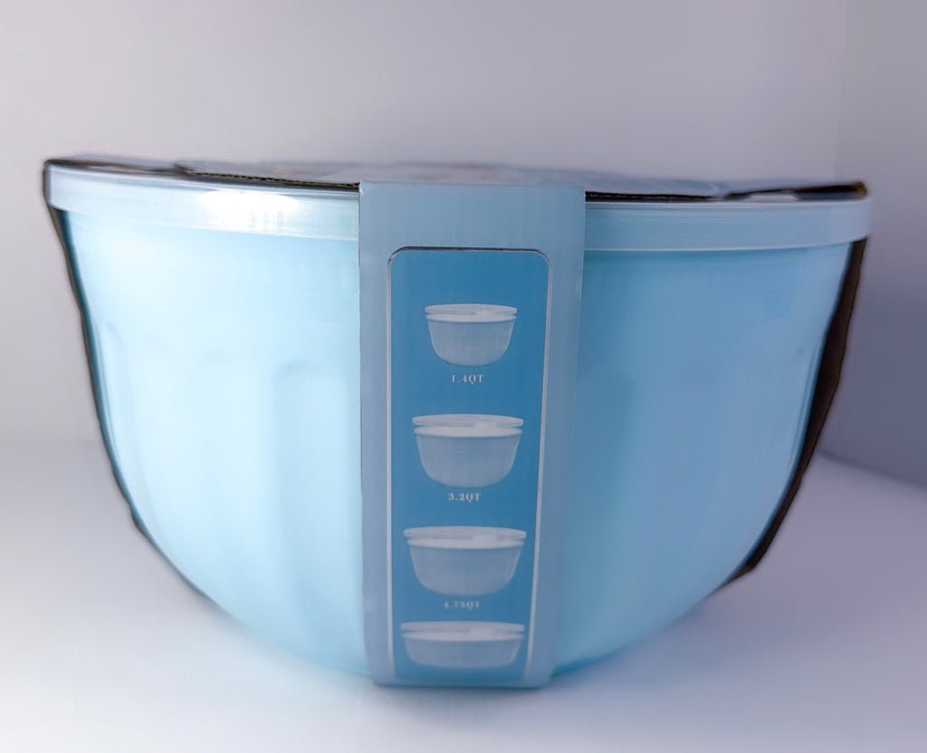 Flore Gourmet 4-piece Mixing Bowl set with lids