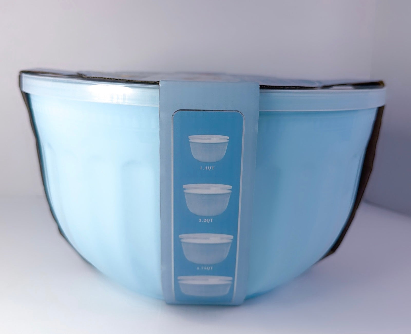Flore Gourmet 4-piece Mixing Bowl set with lids