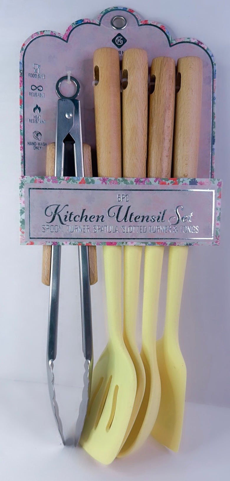 Flore Gourmet 5-piece Premium silicone kitchen utensil set