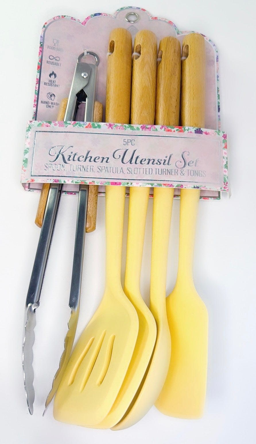 Flore Gourmet 5-piece Premium silicone kitchen utensil set